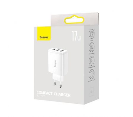 BASEUS CARG 3U 17W CCXJ020102 BLANCO