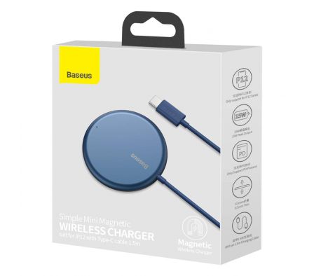 BASEUS CARG WXJK-H03 MINI MAGN INAL TYPE-C 1.5 BL